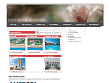 Tablet Screenshot of kayahotels.info